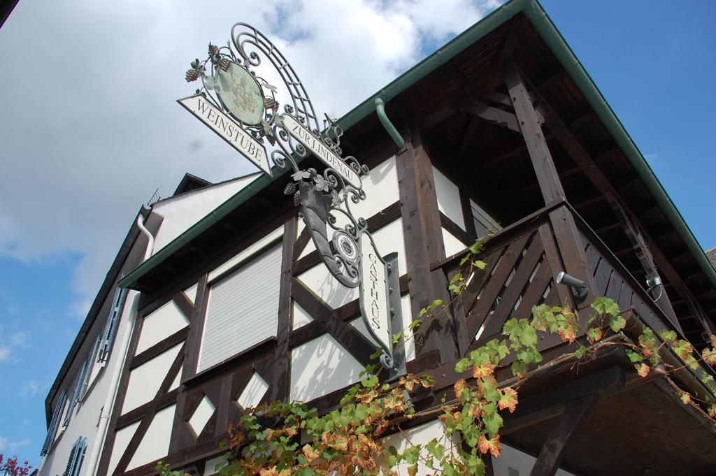 Zur Lindenau Hotel Rudesheim am Rhein Bagian luar foto