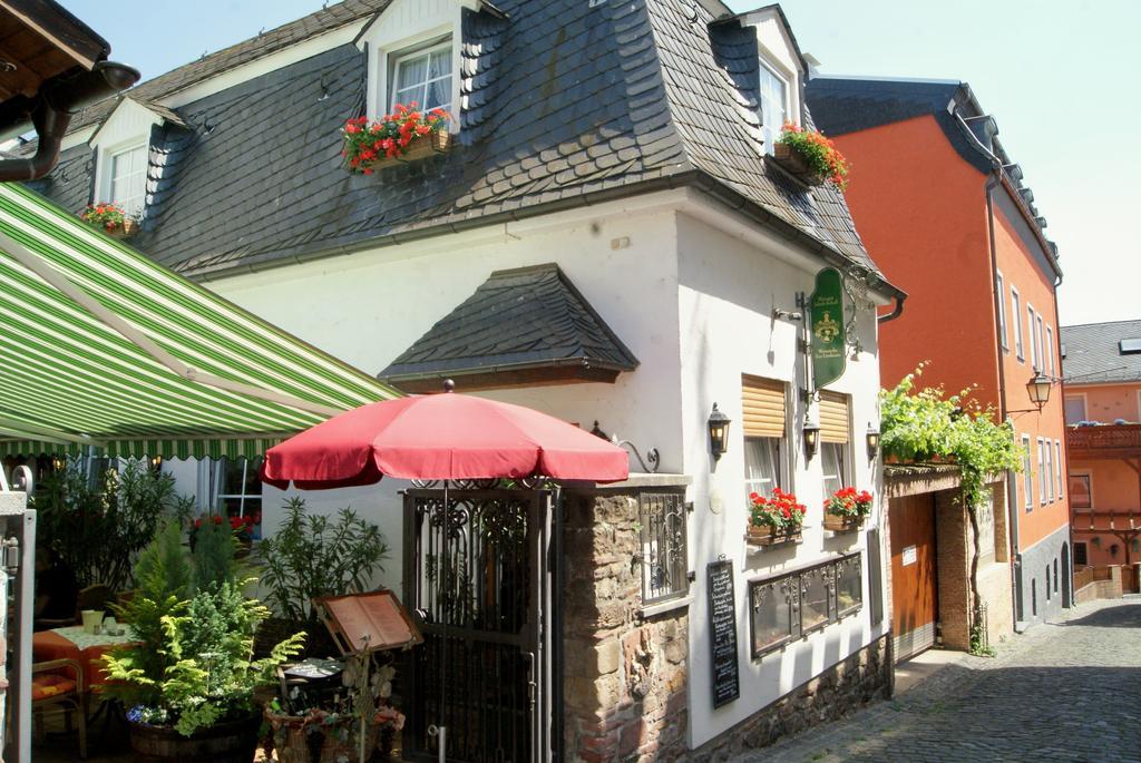 Zur Lindenau Hotel Rudesheim am Rhein Bagian luar foto