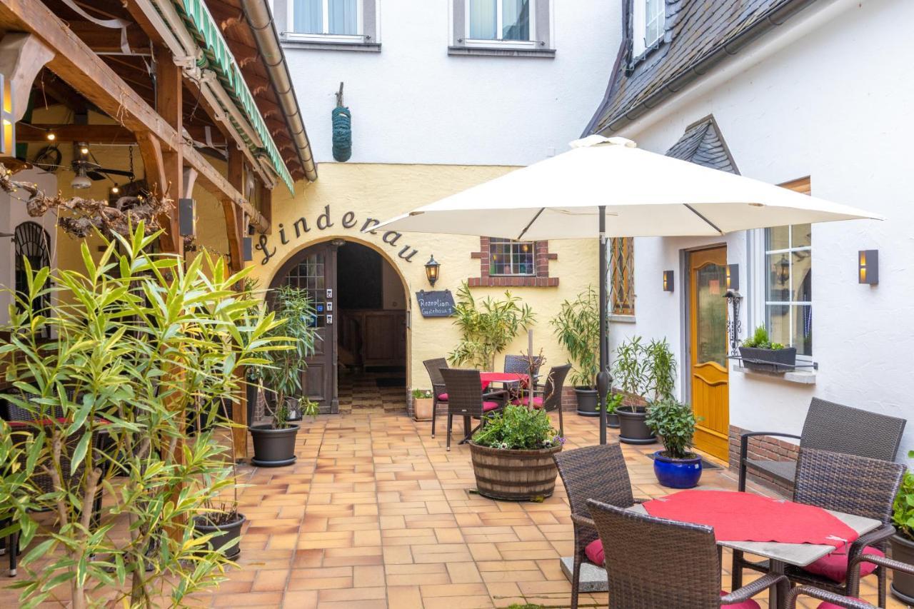 Zur Lindenau Hotel Rudesheim am Rhein Bagian luar foto